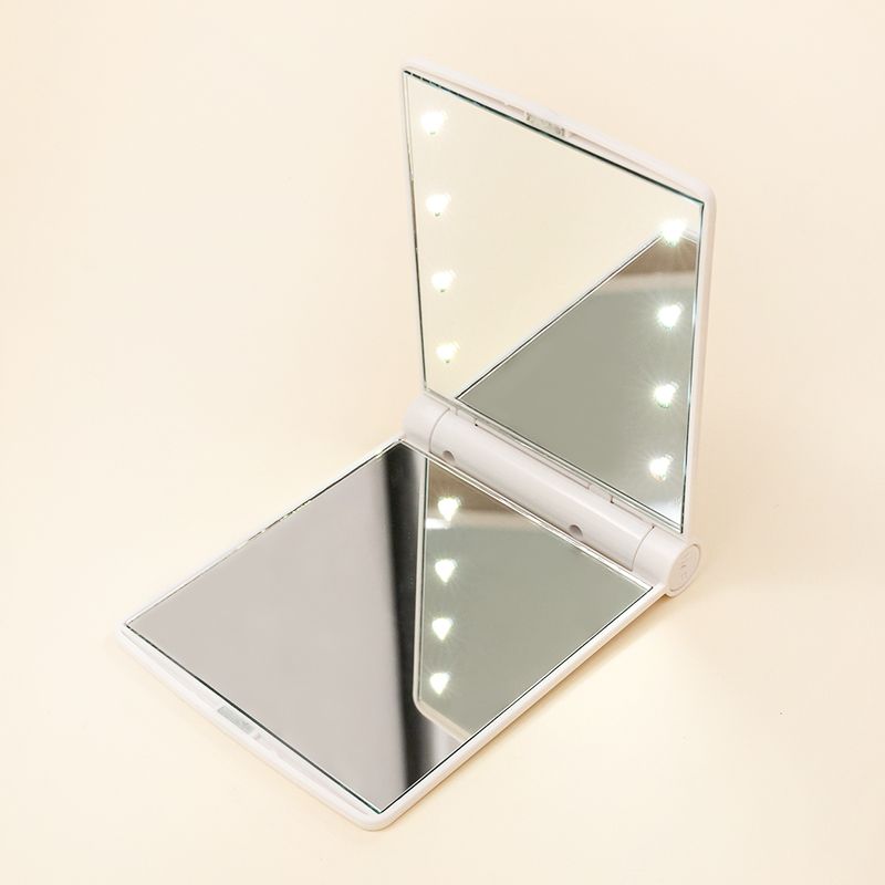 led補光折疊方鏡