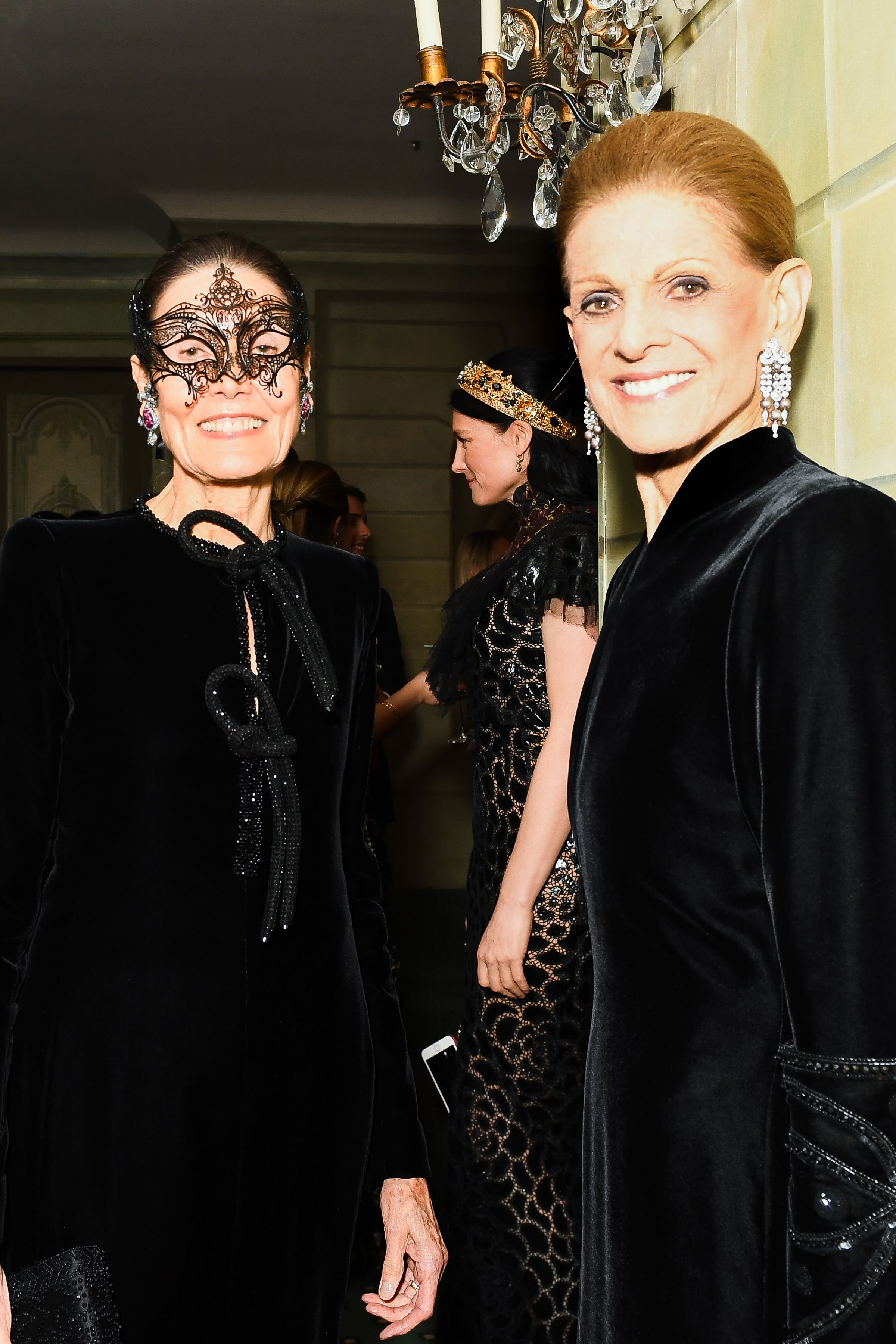 Two Powerhouse Fashion Families Host a Masquerade Ball