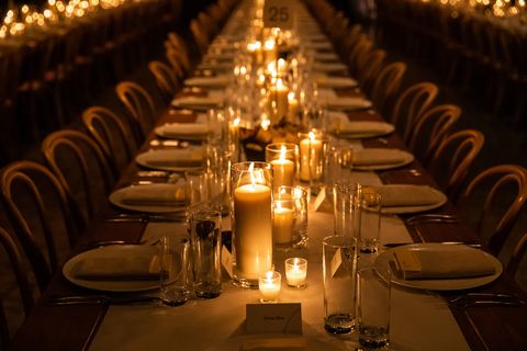 Lighting, Restaurant, Candle, Rehearsal dinner, Function hall, Table, Event, Stemware, Banquet, Dinner, 