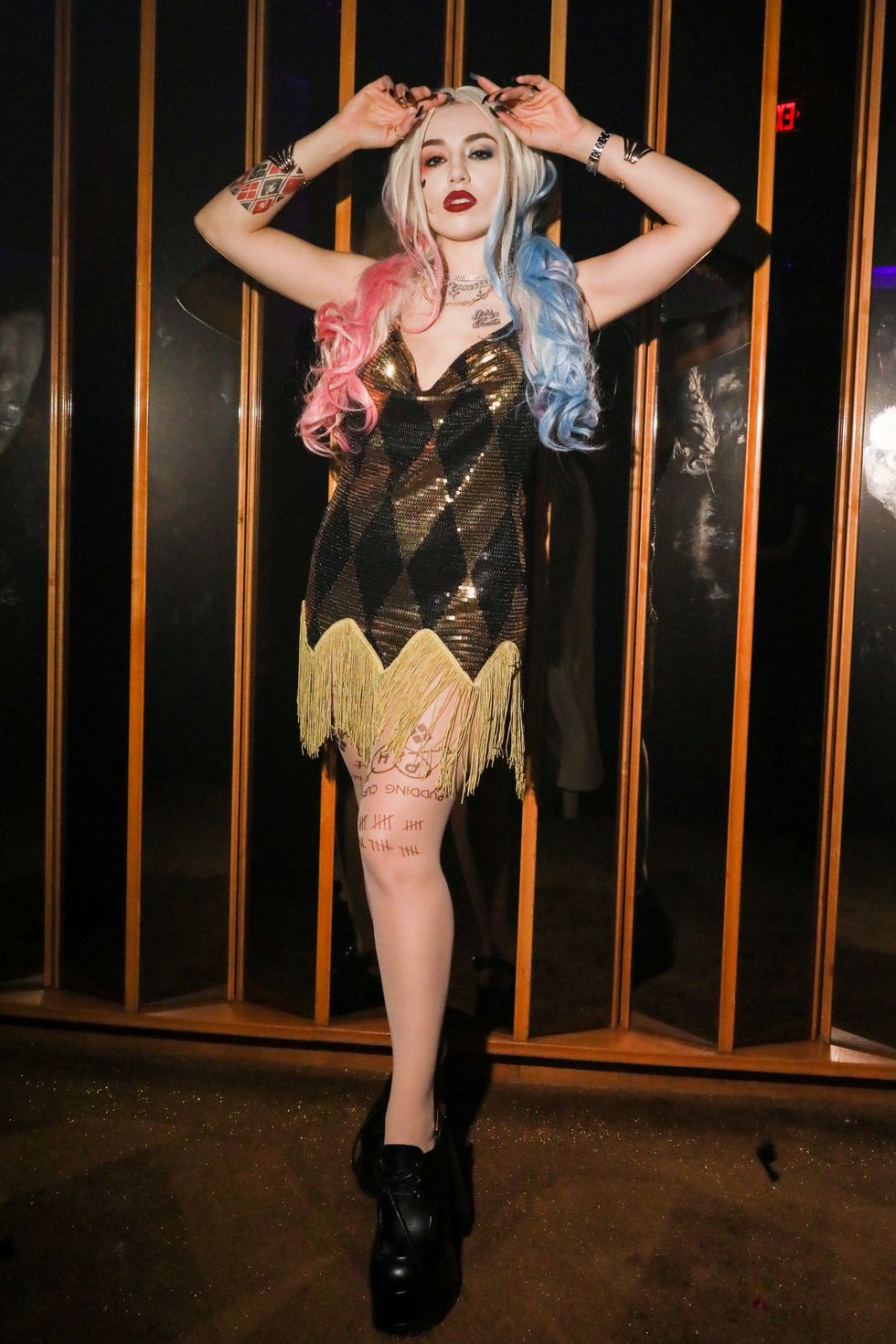 celebs at the boom boom room's halloween party
