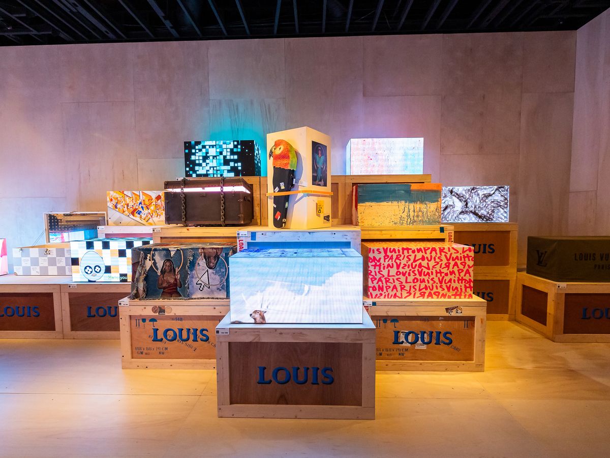 Louis Vuitton Unveils 200 Artist-Designed Trunks in Los Angeles
