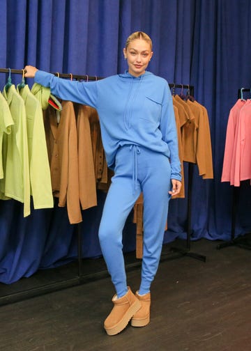 gigi hadid at guest of residence pop up