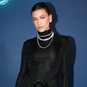 hailey bieber at tiffany and co's art basel party