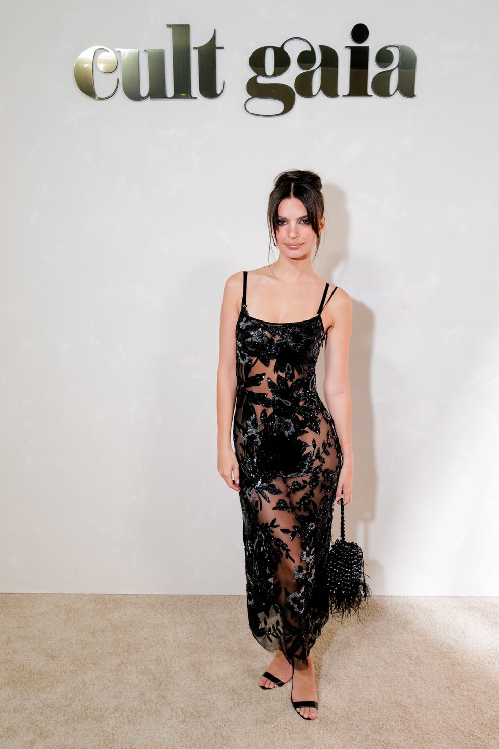 emily ratajkowski at cult gaia and la ligne's fashion week events