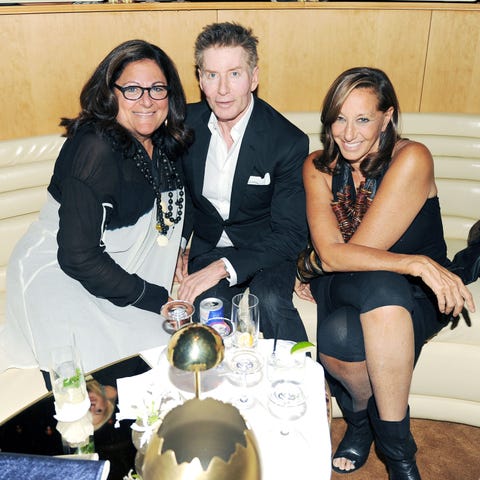 fern mallis with donna karan and calvin klein