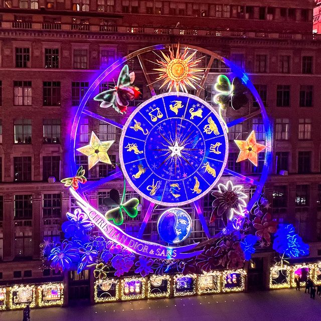 Dior Unveils Its Magical Light Display at Saks to Kick Off the Holidays