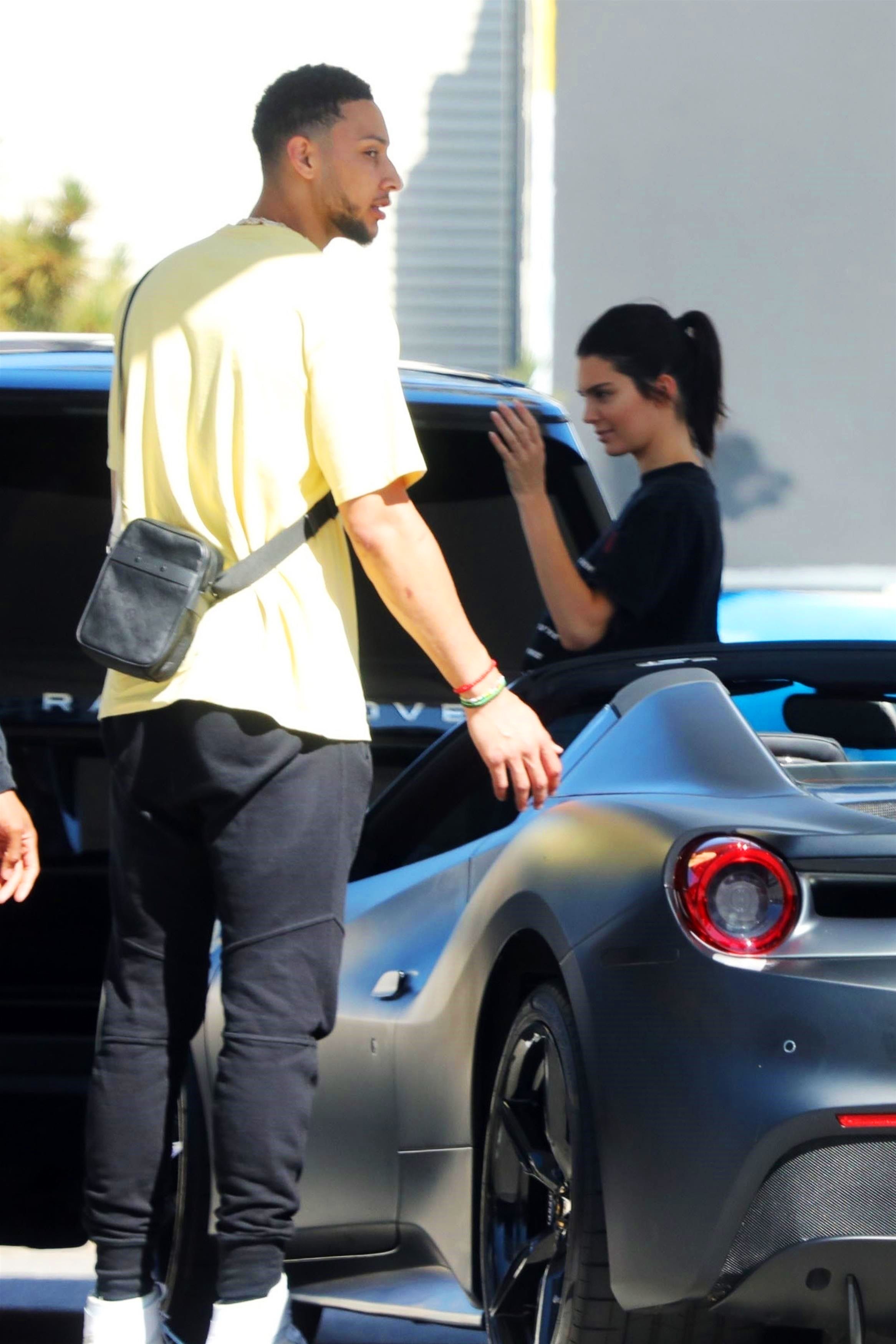 Kendall Jenner and Ben Simmons Kiss at Gas Station Kendall and