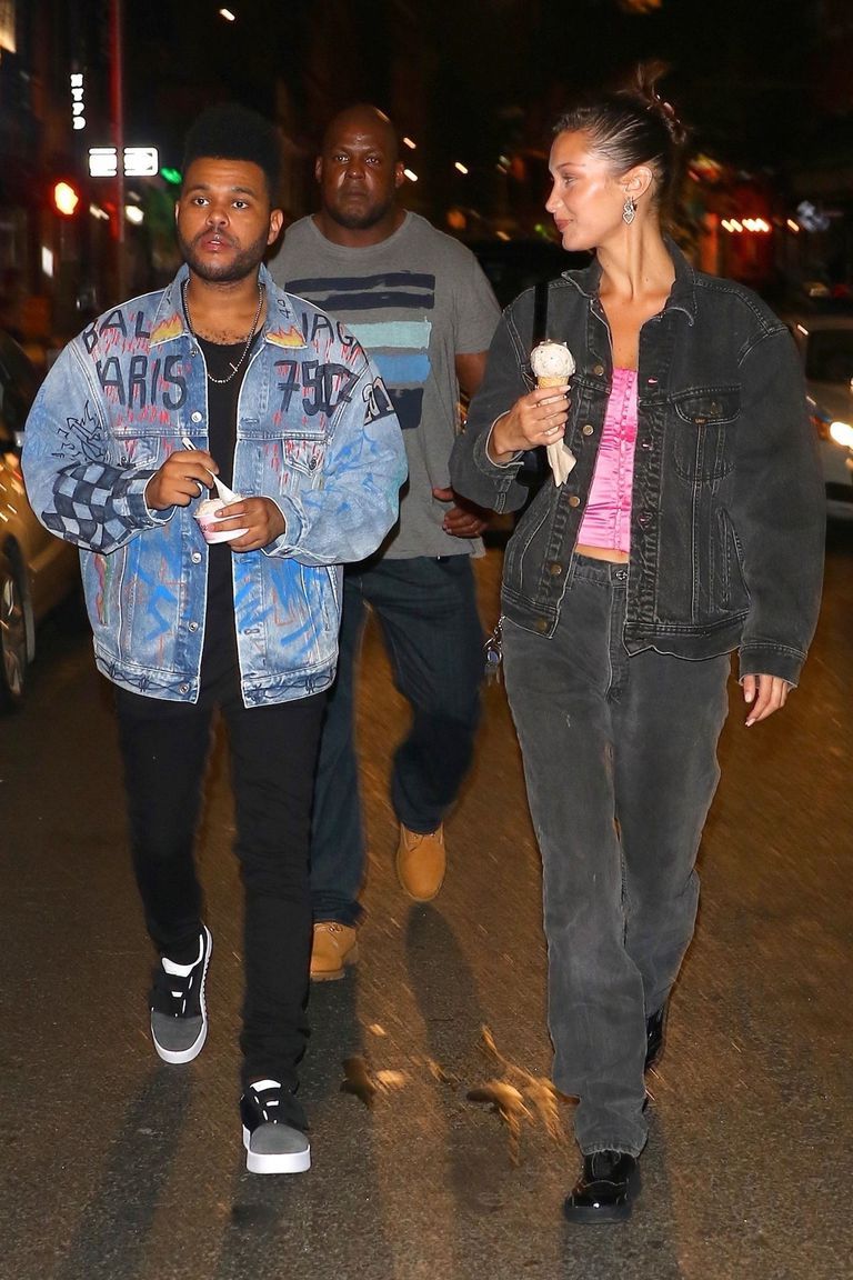 Bella and the Weeknd go for ice cream 