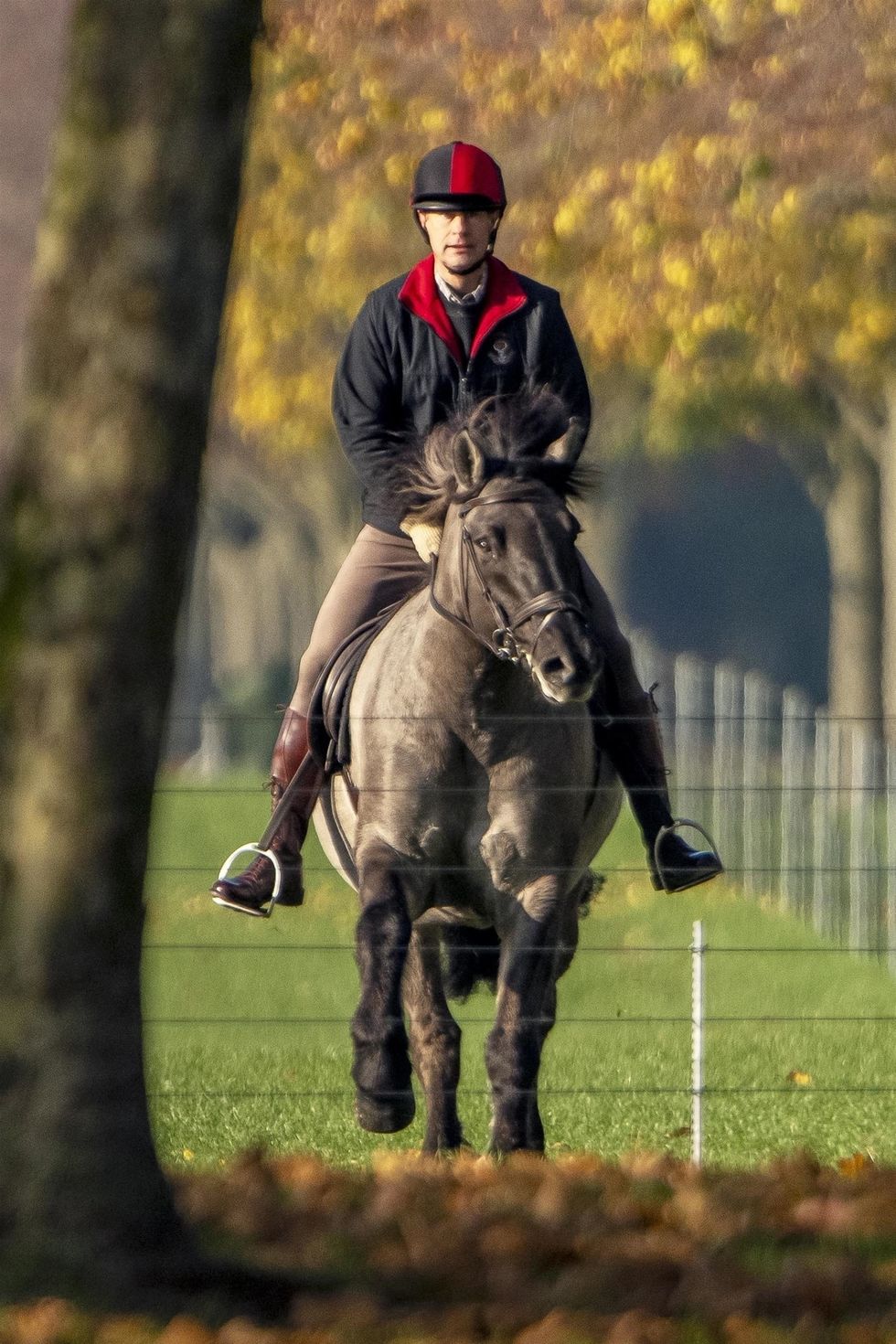 Prince Edward riding in Windsor