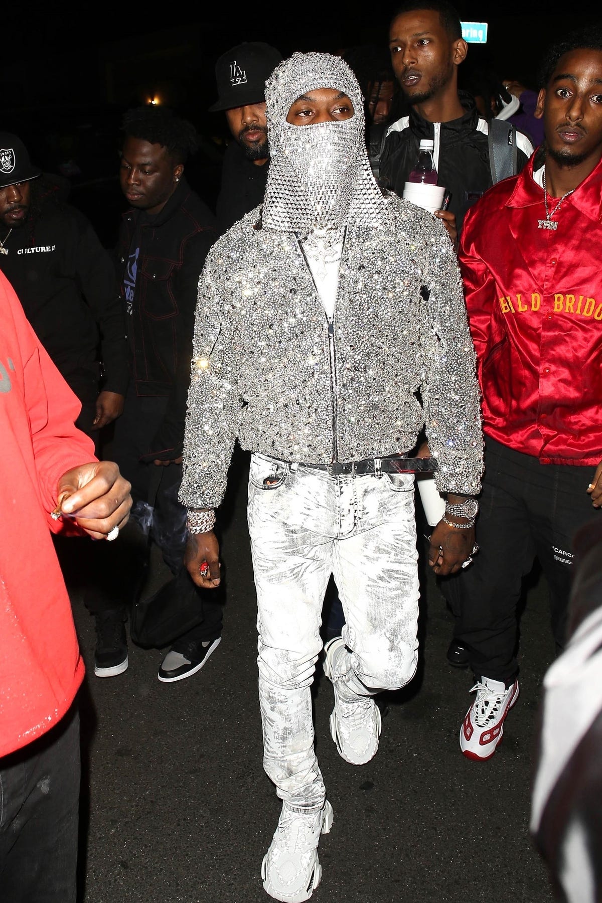 Offset's Birthday Suit? Call It a Literal Human Disco Ball