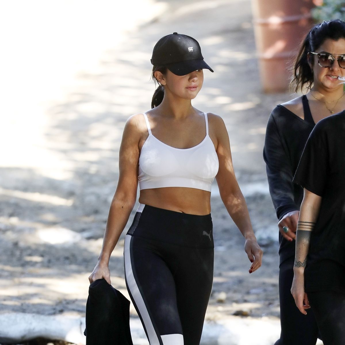 Selena Gomez Went Hiking in a Sports Bra and Leggings in Second Public  Outing