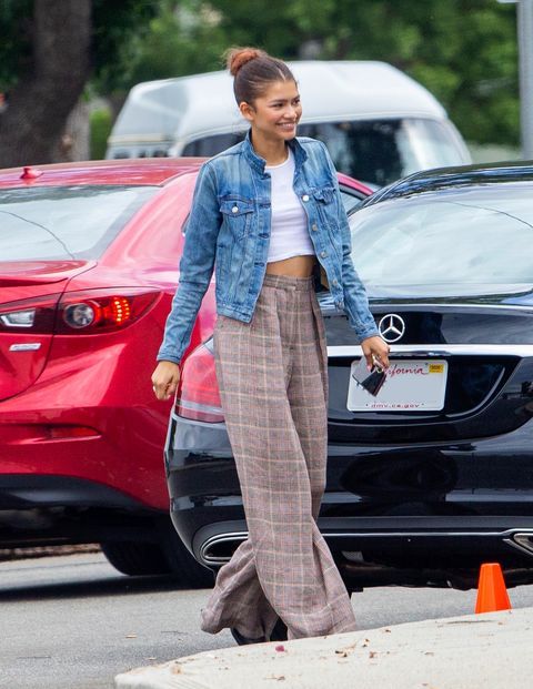 *EXCLUSIVE*  Zendaya has lunch with her brother at the Granville Restaurant in Burbank before heading to work at a studio