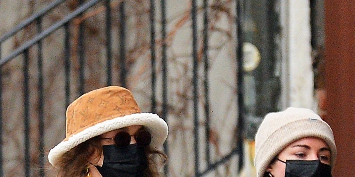 Gigi Hadid Wears Louis Vuitton in New York with Her Baby Girl