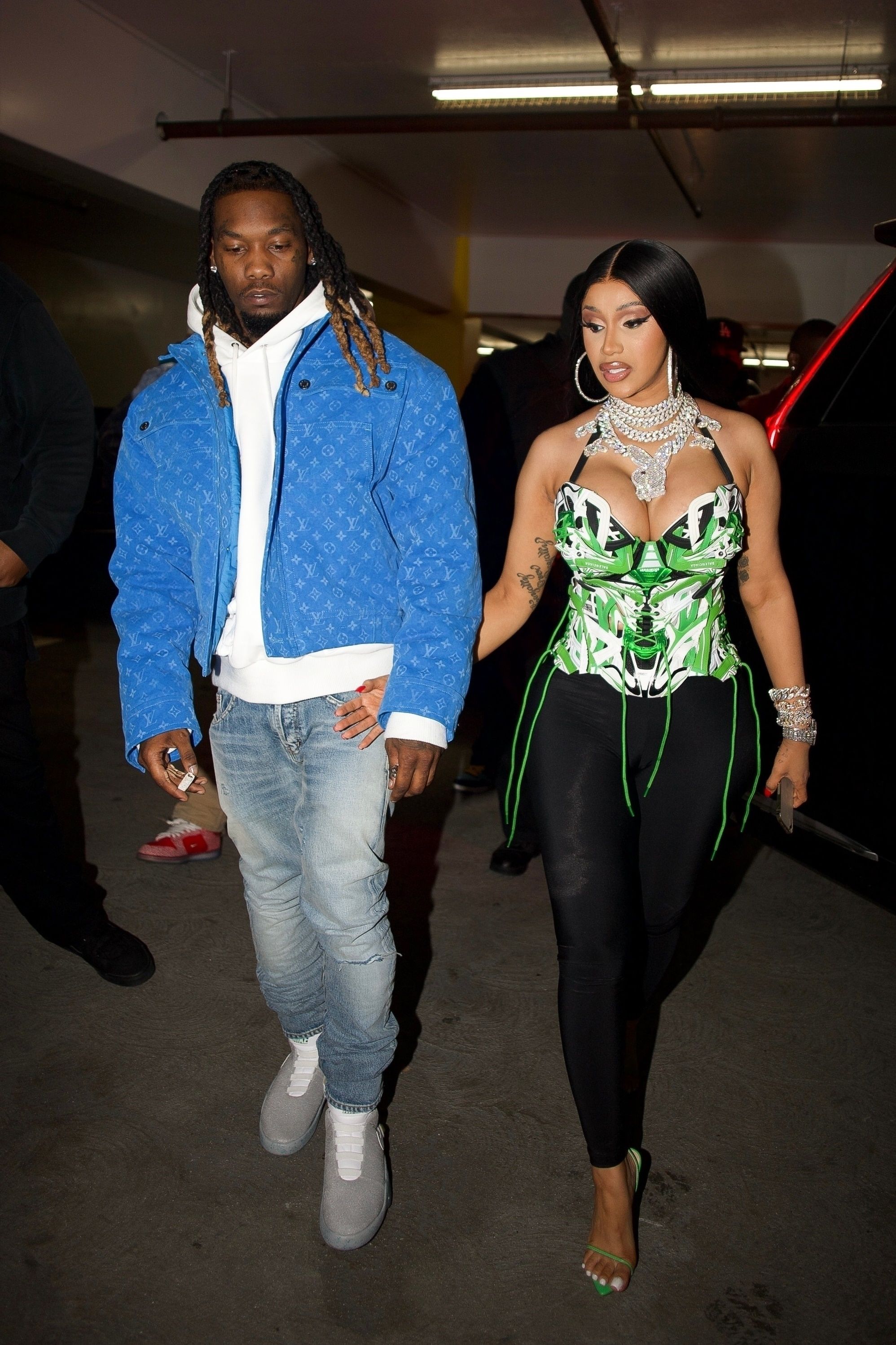 Cardi B Wore Balenciaga Sneakers as a Corset to Offset s Birthday