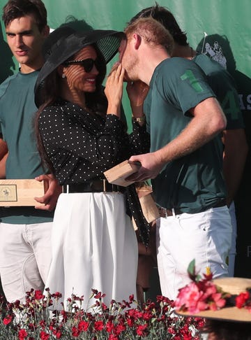 meghan markle prince harry polo match