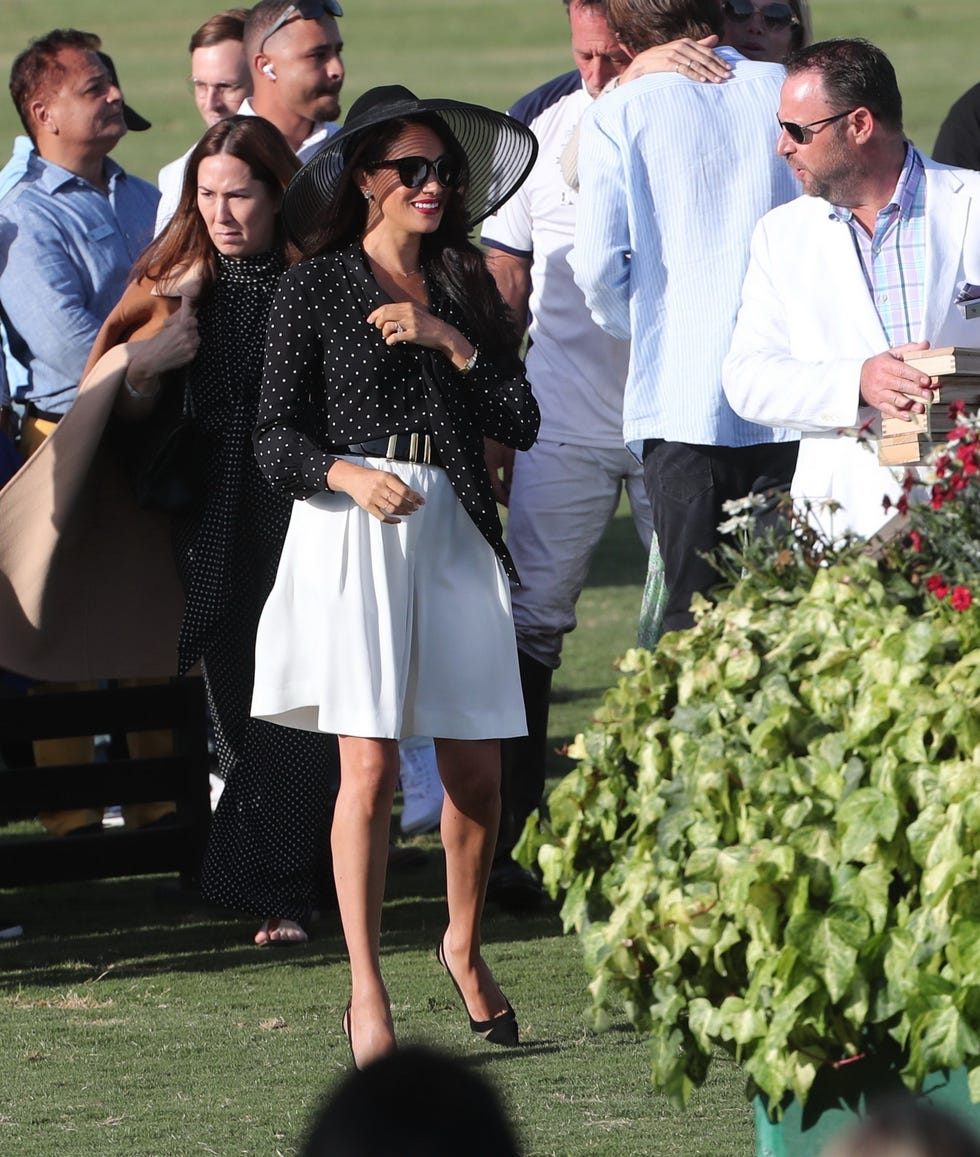 meghan markle prince harry polo match