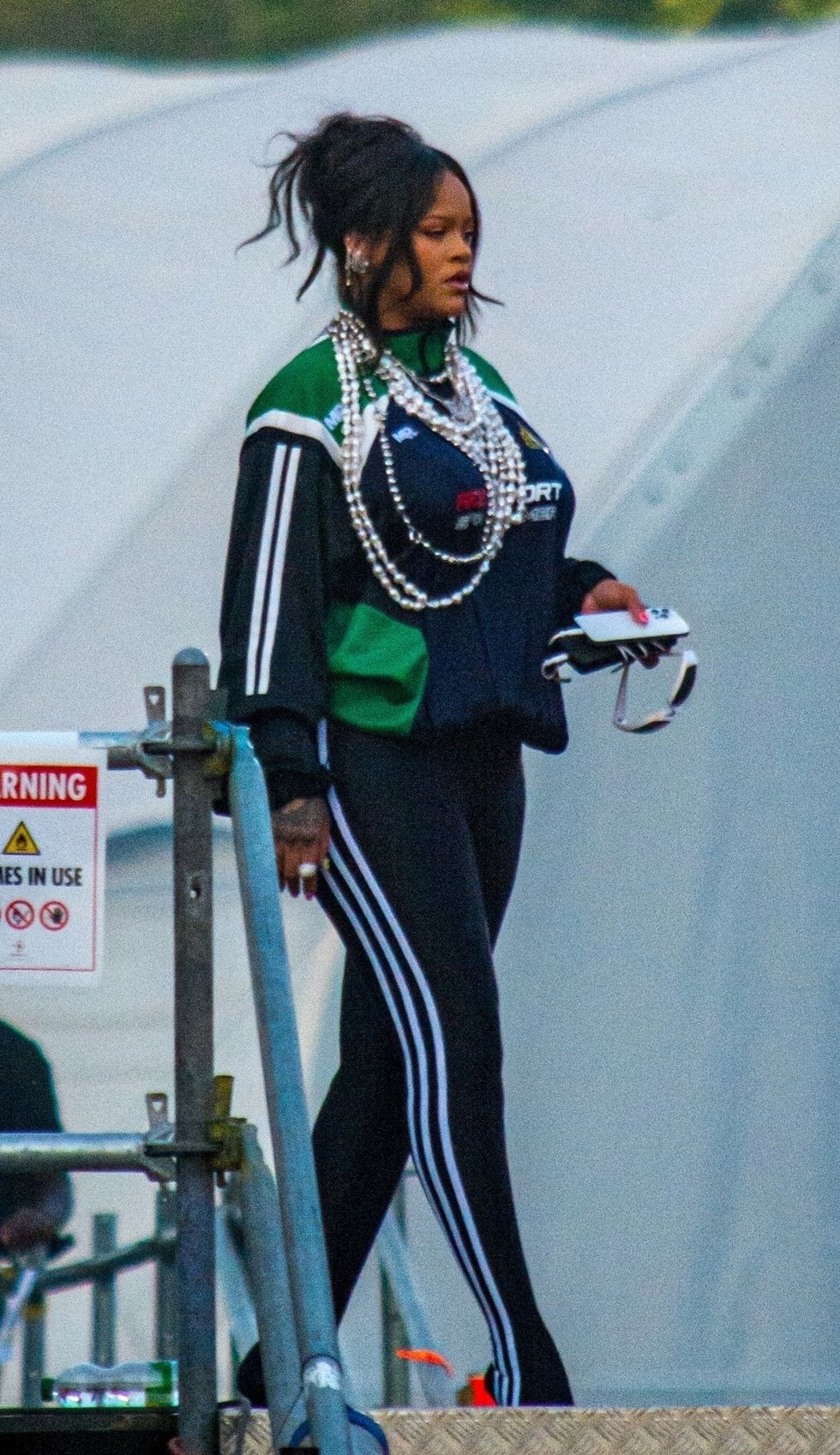 Rihanna's Green Balenciaga Sneakers