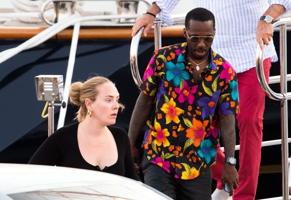 adele and rich paul on yacht