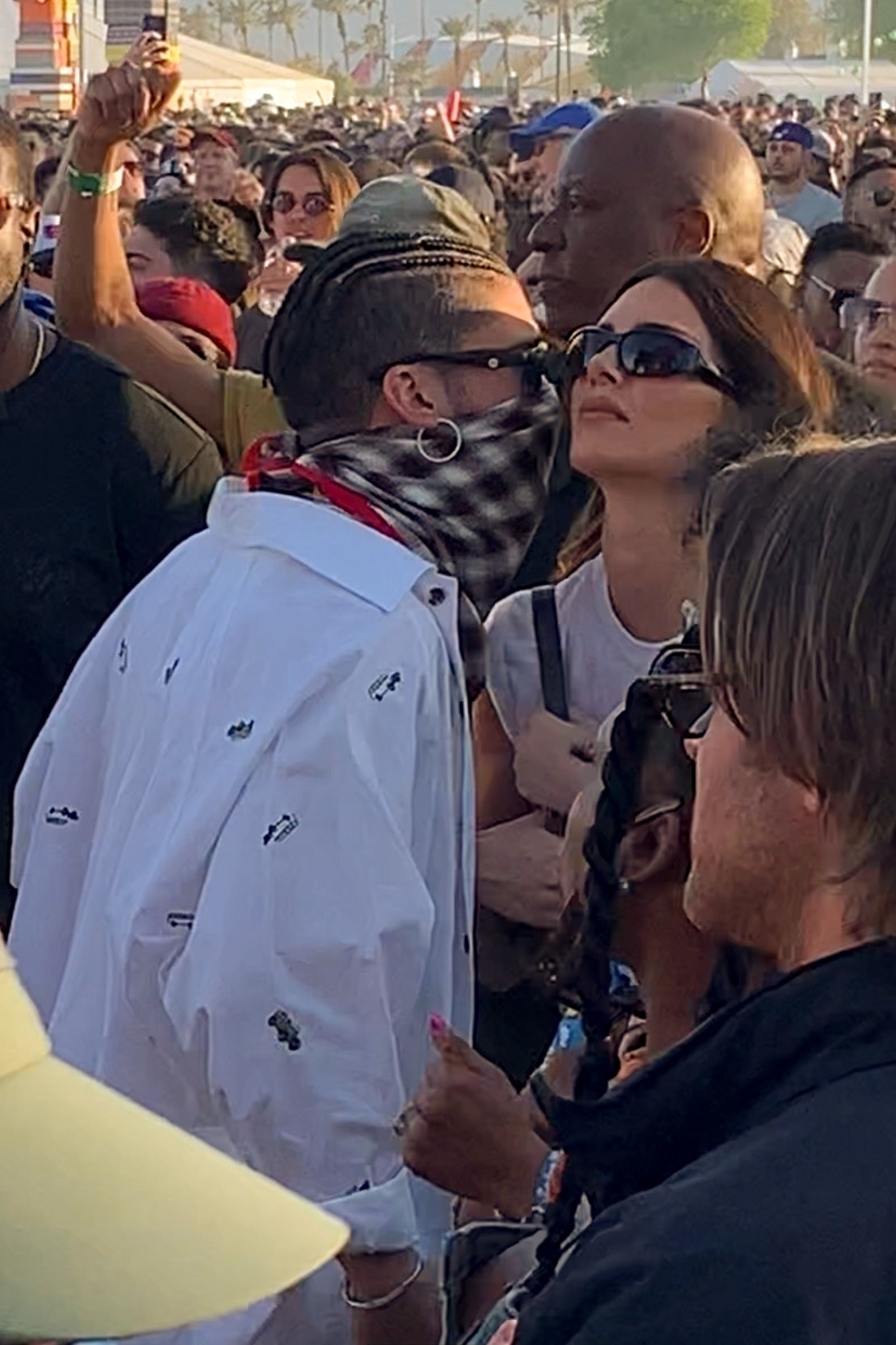 Kendall Jenner and Bad Bunny Were Spotted Doing PDA at Coachella 