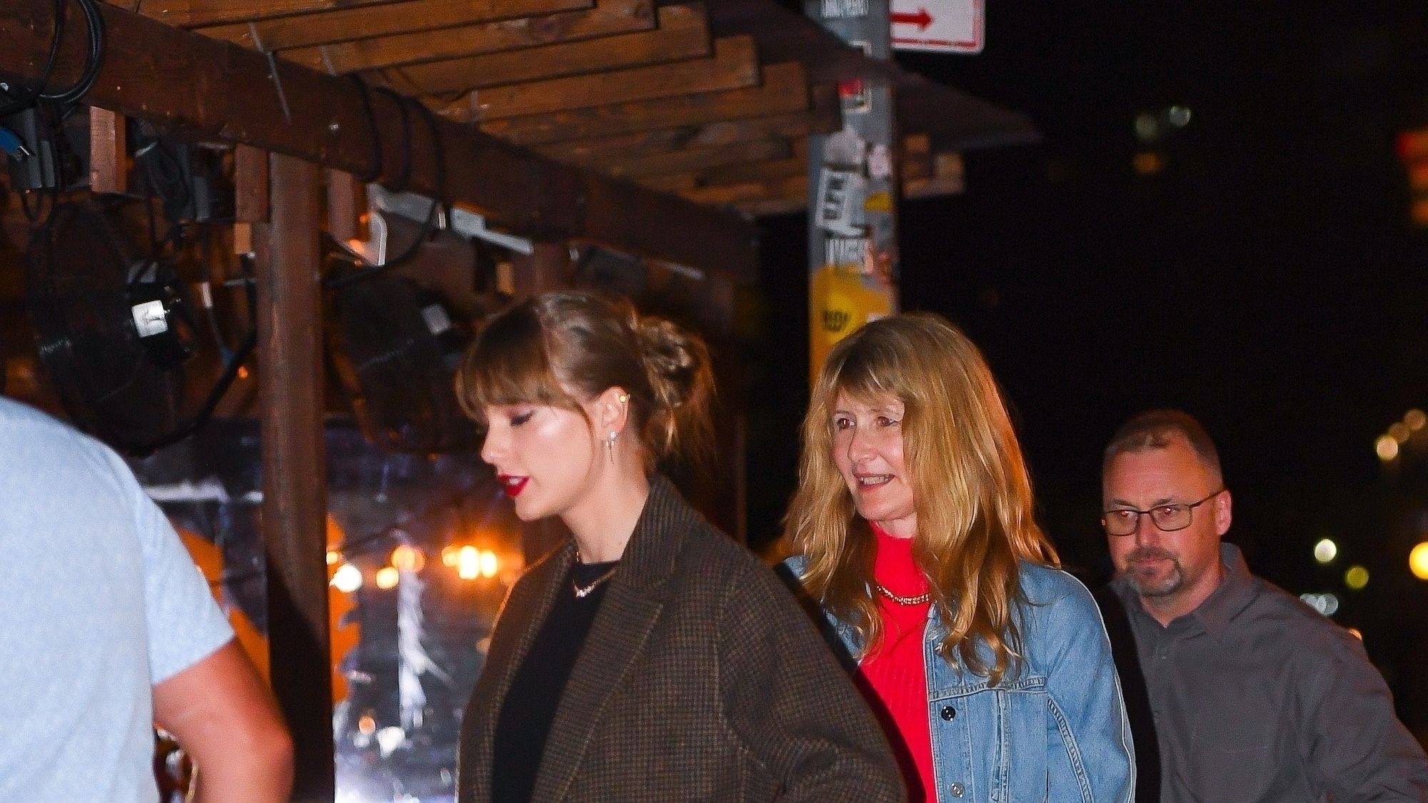 Taylor Swift Wears Leather Boots and an LBD for Dinner With Zoë