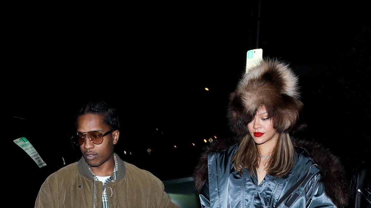 Rihanna’s Statement Winter Accessory of Choice Is a Shaggy Fur Hat