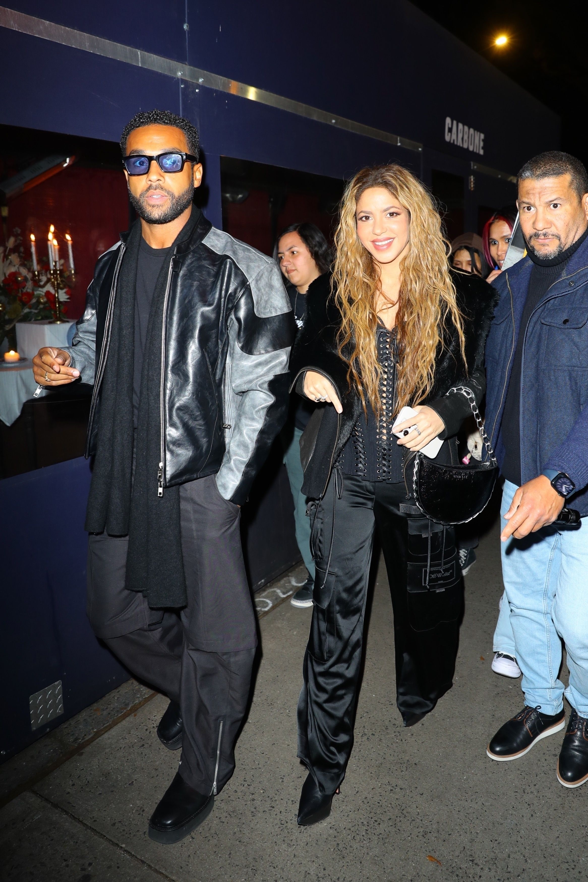 Shakira Seen on Dinner Date With Actor Lucien Laviscount - Photos