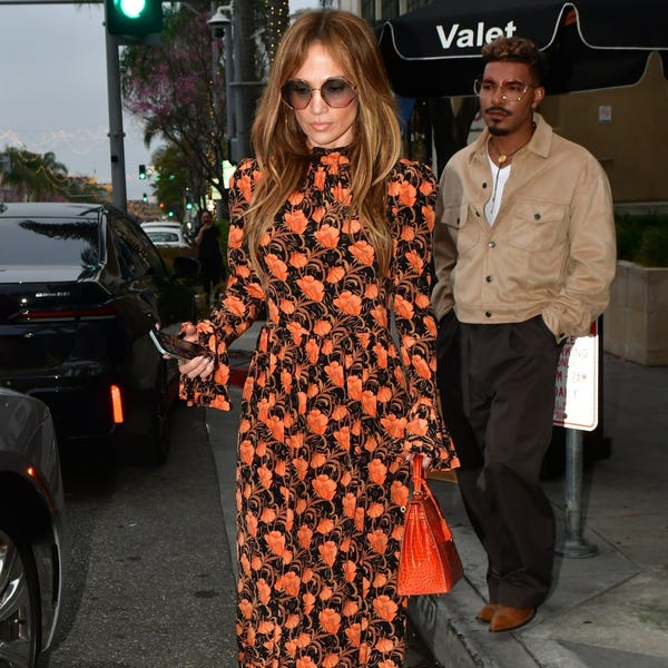 Jennifer Lopez Is a Floral-Covered Mother in ’70s-Inspired Maxi Dress