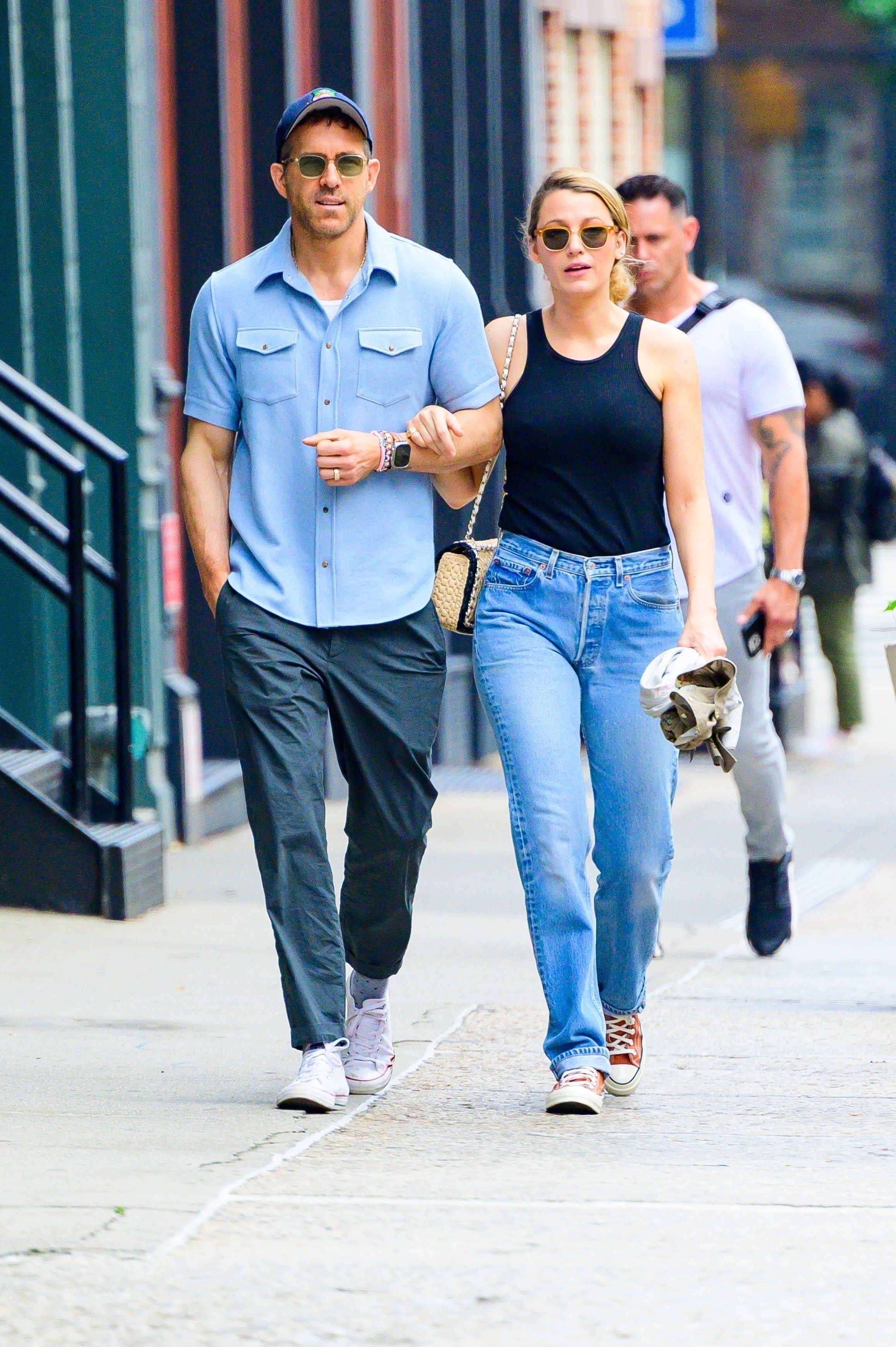 Blake Lively and Ryan Reynolds Wear Matching Sneakers on Day Out