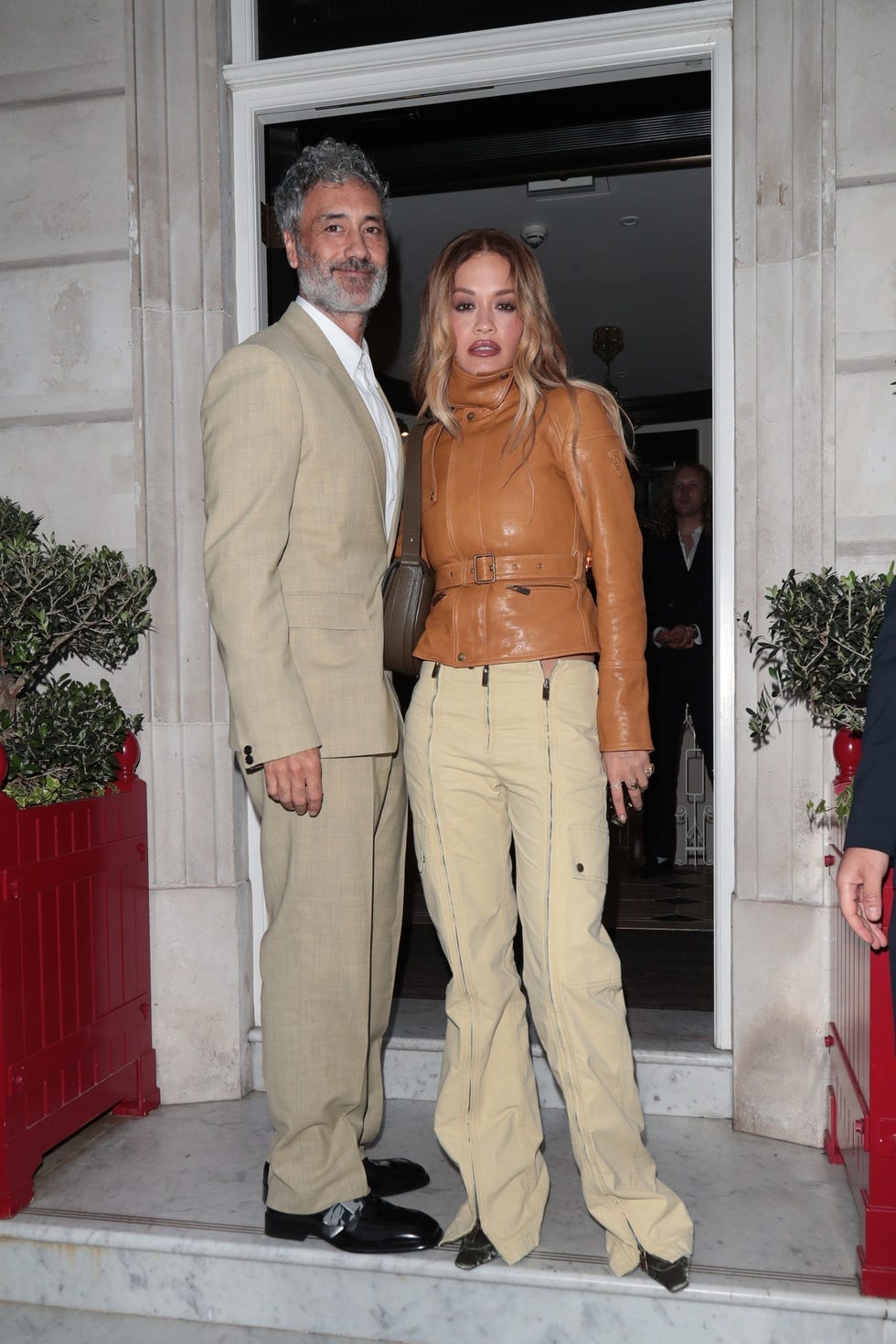 Rita Ora and her husband Taika Waititi in London on July 3