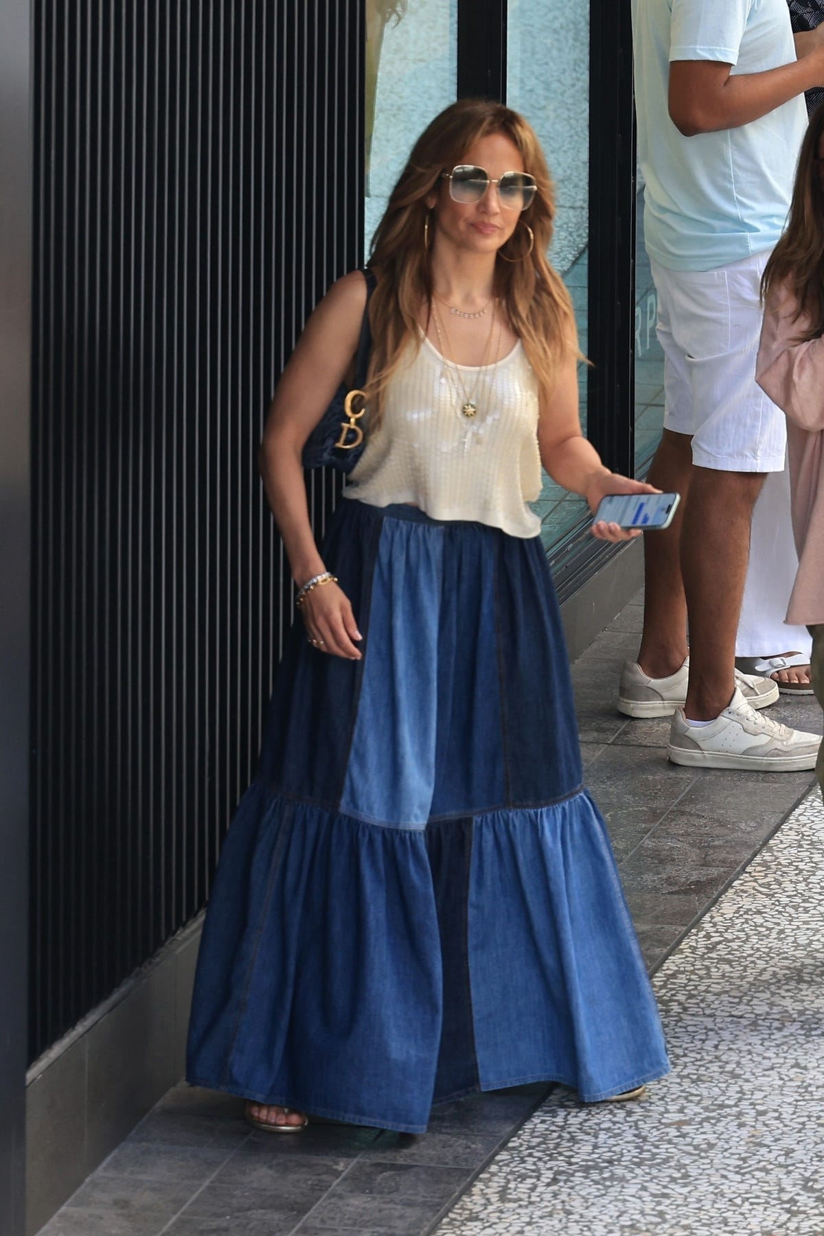 Jennifer Lopez Co-Signs The Boho Revival with a Suede Fringe Bag