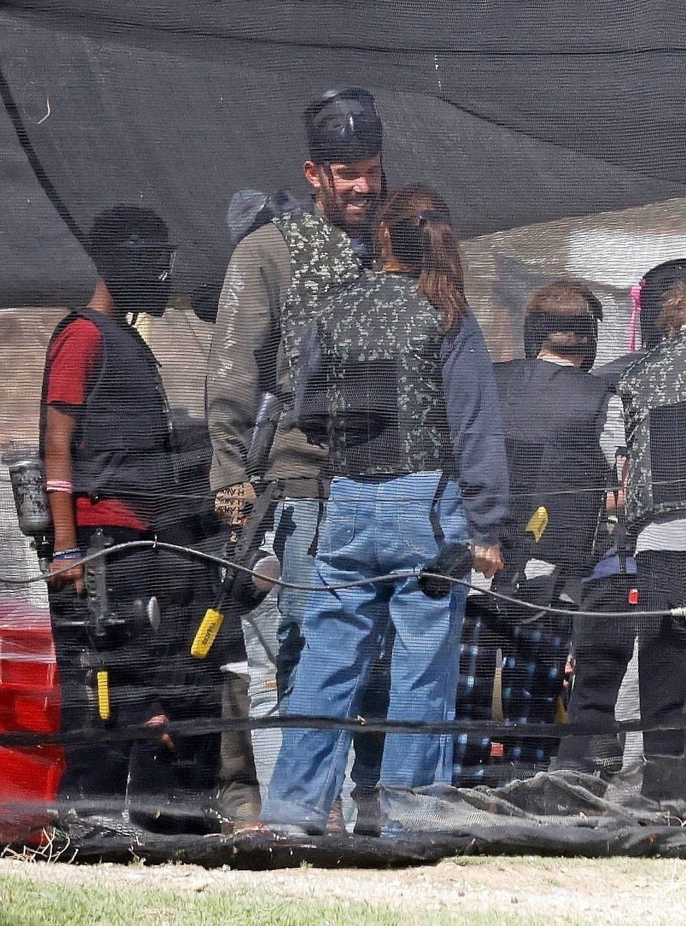 los angeles, ca ben affleck gets very close to ex wife jennifer garner at their son sam's 13th birthday party at a paintball park in los angeles. ben was following jennifer around and laughing and flirting with her throughout the party. he came in close several times and kept coming up to her laughing and smiling. pictured: ben affleck, jennifer garner backgrid usa 2 march 2025 usa: +1 310 798 9111 / usasales@backgrid.com uk: +44 208 344 2007 / uksales@backgrid.com *uk clients pictures containing children please pixelate face prior to publication*