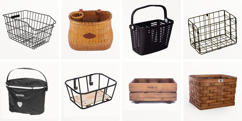 M Bicycle Handlebar Storage Basket with Leather Straps AOZBZ Wicker D-Shaped Bicycle Basket Picnic Hand-Woven Bike Front Basket for Shopping 