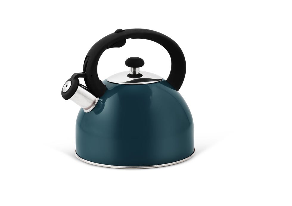 Kettle, Small appliance, Home appliance, Stovetop kettle, Teapot, Turquoise, Cookware and bakeware, Electric kettle, Tableware, 