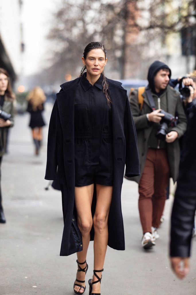 Milan Fashion Week Fall 2024 Street Style: No Pants Trend