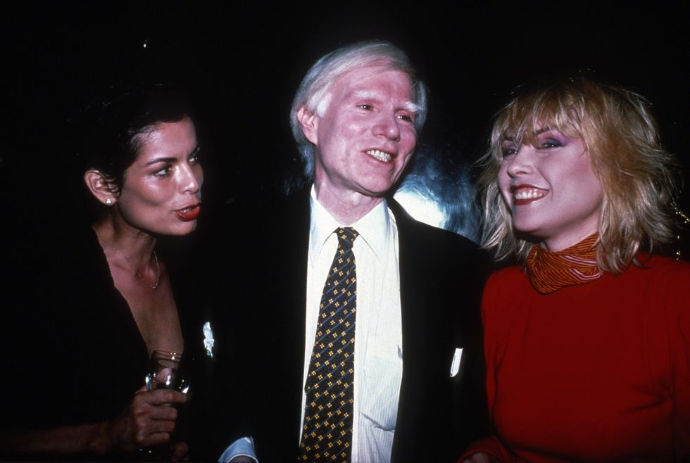 Bianca Jagger, Andy Warhol, Debbie Harry