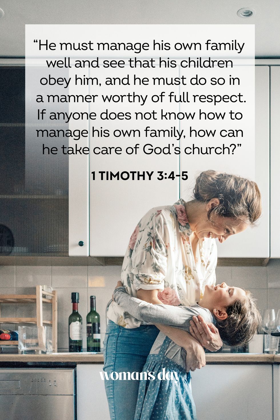 bible verses about family 1 timothy 3 4 5