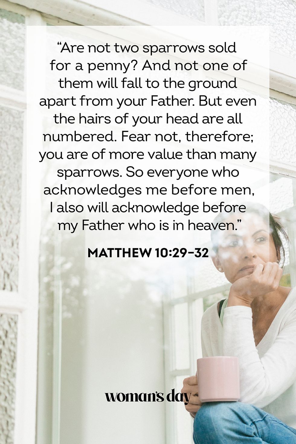 bible verses about fear matthew 10 29 32
