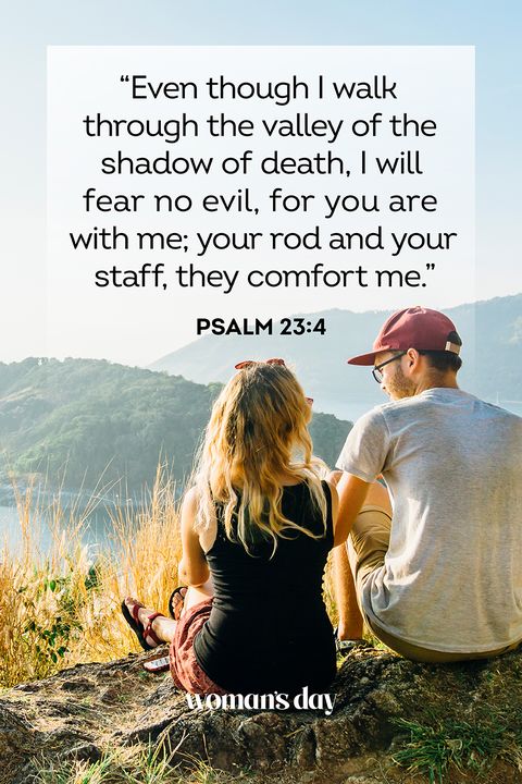bible verses about fear psalm 23 4