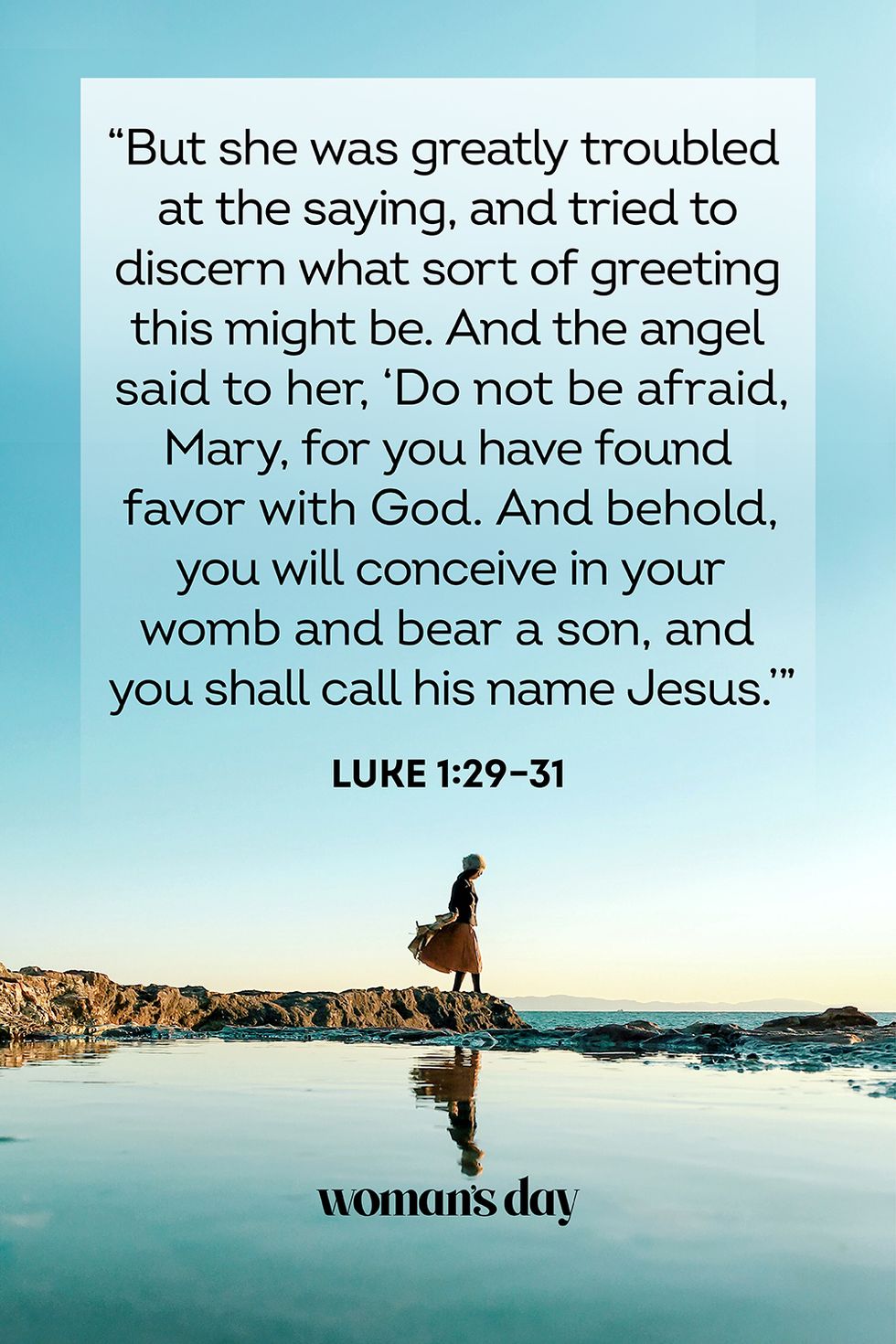 bible verses about fear luke 1 29 31