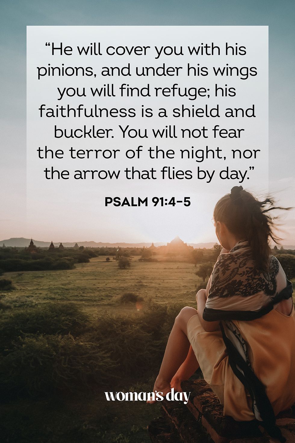 bible verses about fear psalm 91 4 5
