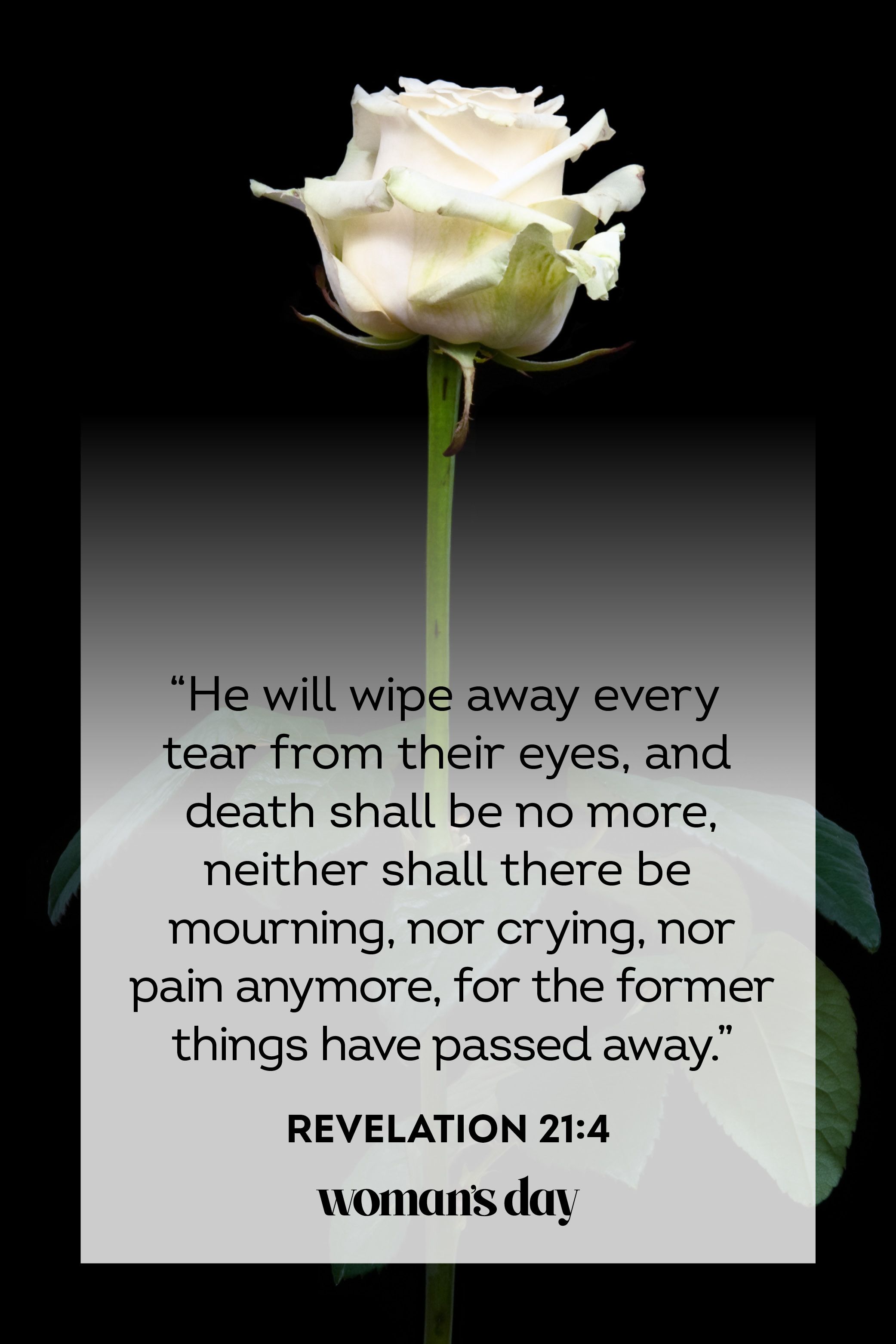 comforting bible verses about death