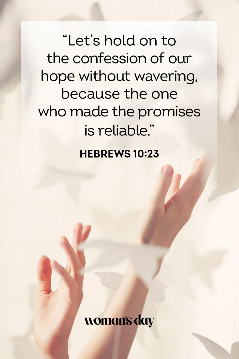 bible verses about hope hebrews 10 23