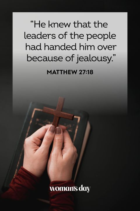 bible verses about jealousy matthew 27 18