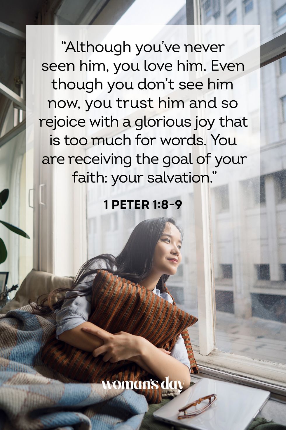 bible verses about joy 1 peter 1 8 9