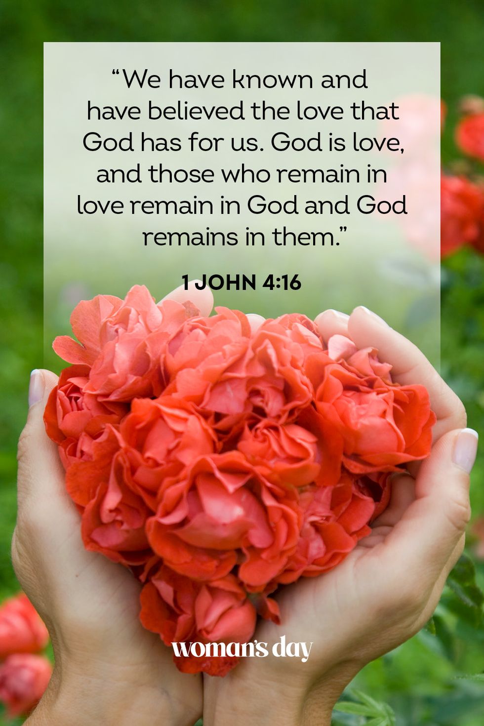 bible verses about love 1 john 4 16