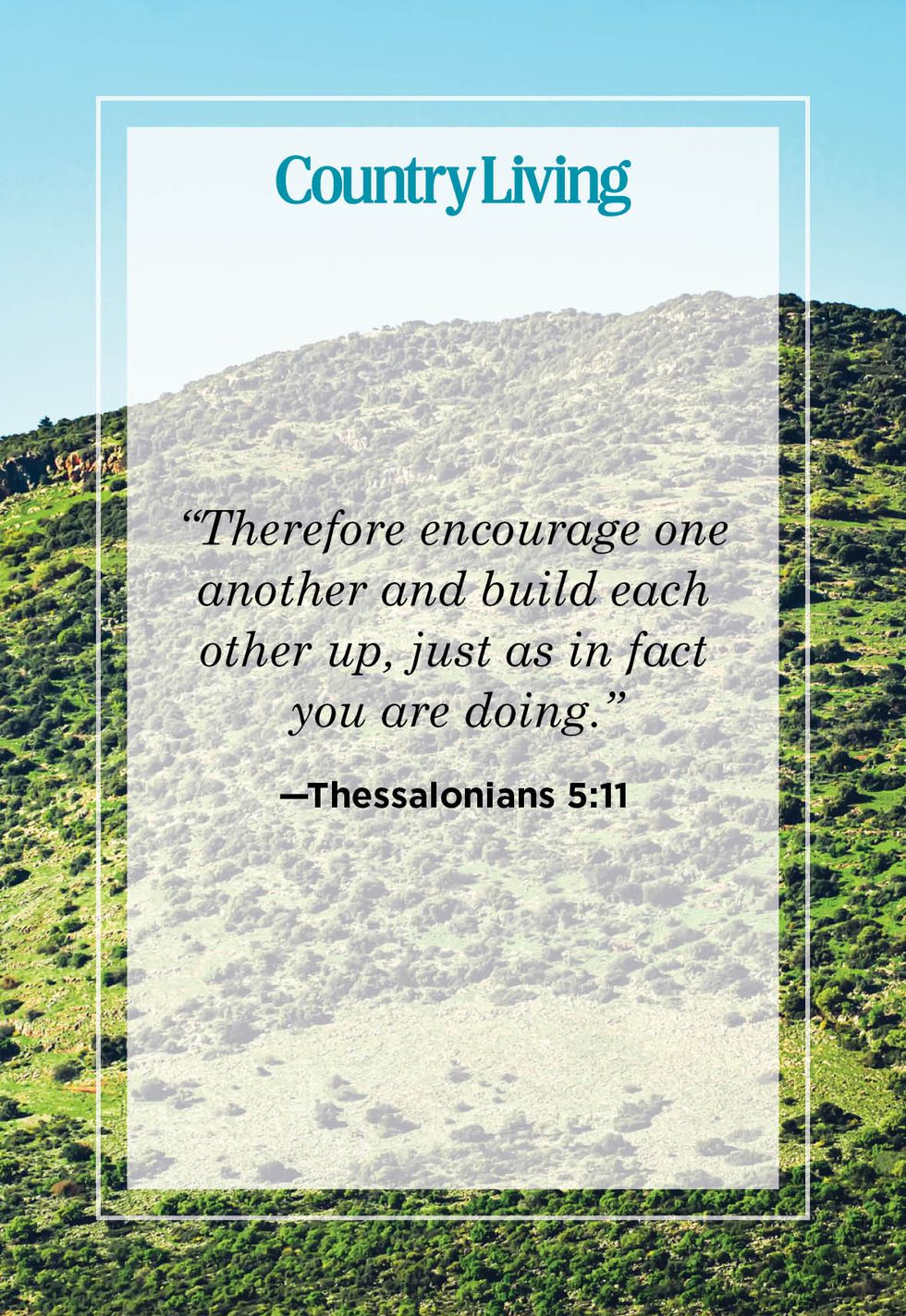 therefore encourage one another and build each other up just as in fact you are doing from thessalonians