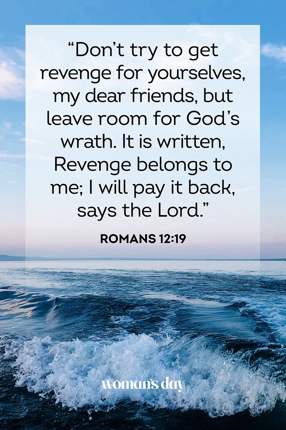 bible verses about anger  romans 12 19
