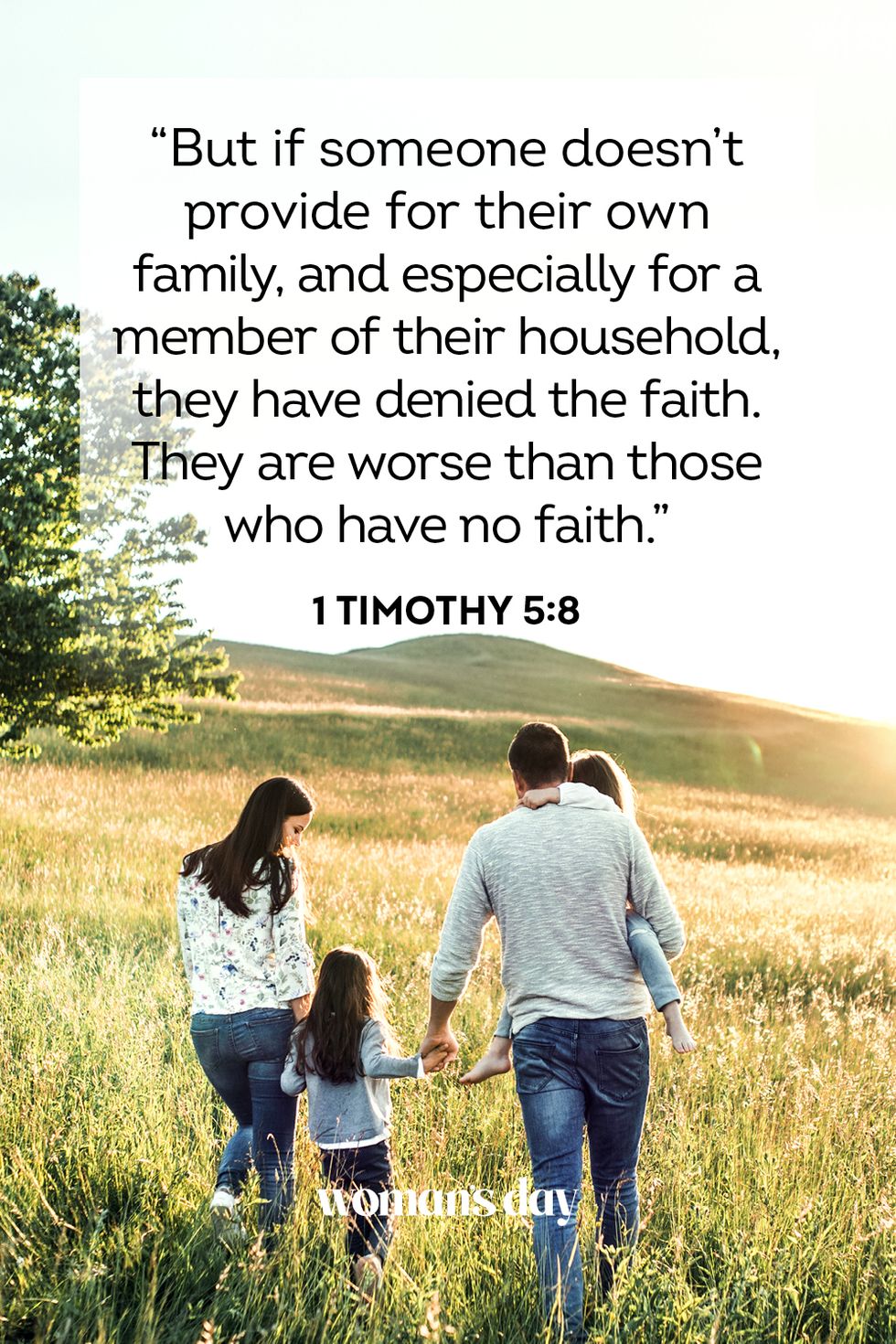 bible verses about family  1 timothy 5 8