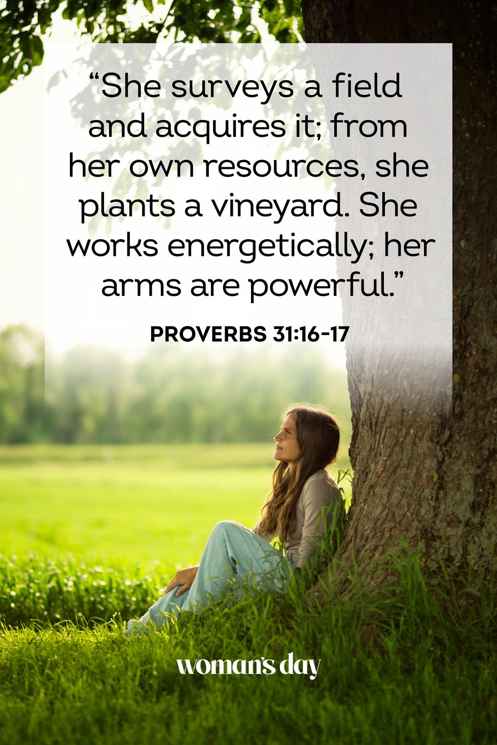 bible verses for women proverbs 31 16 17