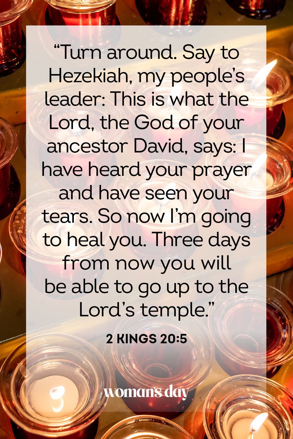 healing scriptures 2 kings 20 5